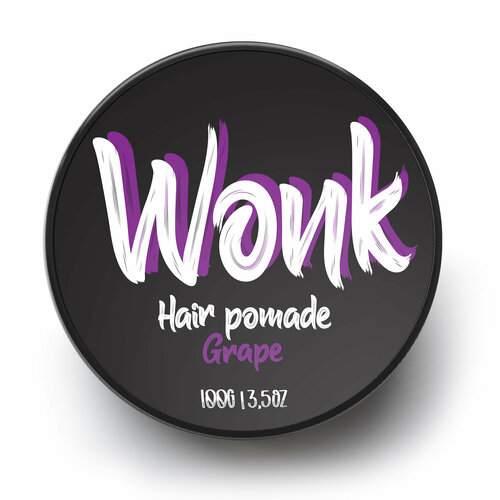 Помада для укладки волос WONK средней фиксации c ароматом винограда, 100 мл