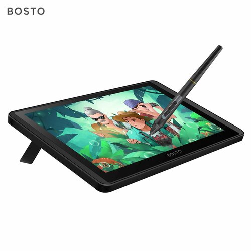 Графический планшет BOSTO 12HD-A H-IPS для рисования, 11,6 дюймов, 8192 уровней давления