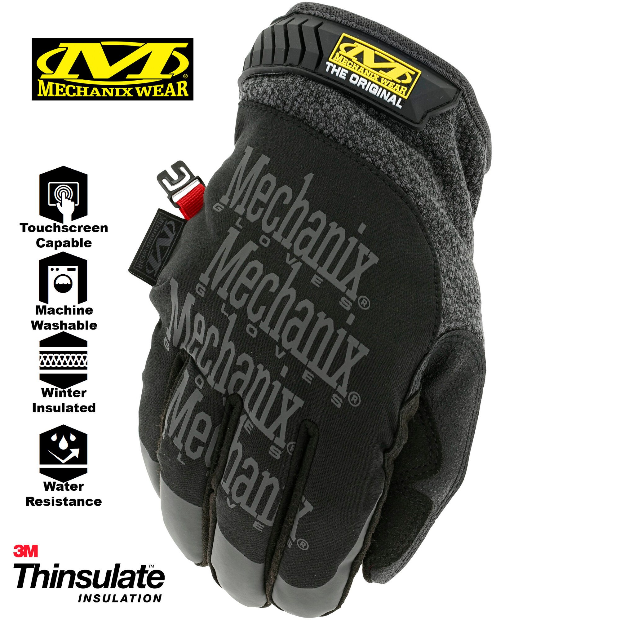 фото Перчатки Mechanix M-Pact 3, цвет Black, для СВО Черный L
