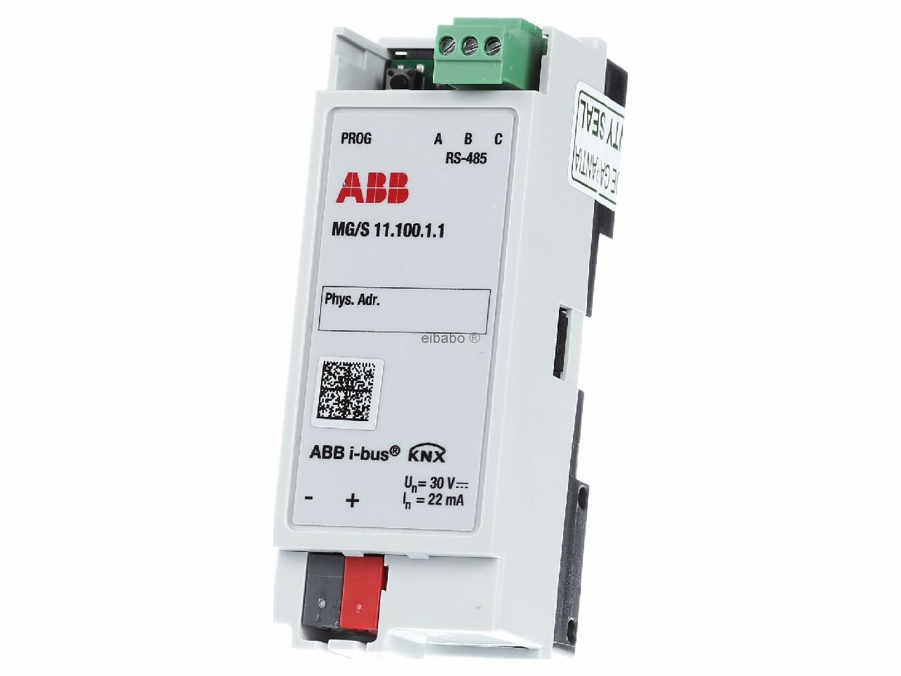 Modbus RTU-KNX TP шлюз 100 точек, REG - Интерфейс KNX для шинной системы MG/S11.100.1.1 – Busch Jaeger – 2CDG120089R0011 – 4013614571084