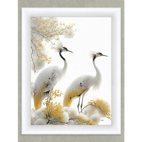 Картина настенное панно для прихожей в рамке 30х40 декор