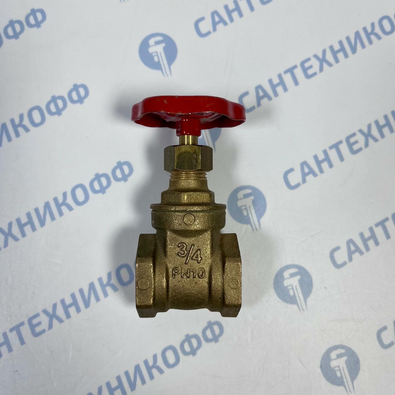 Задвижка клиновая BUGATTI 120мм. 3/4"ВВ, латунь. Вентиль усиленный