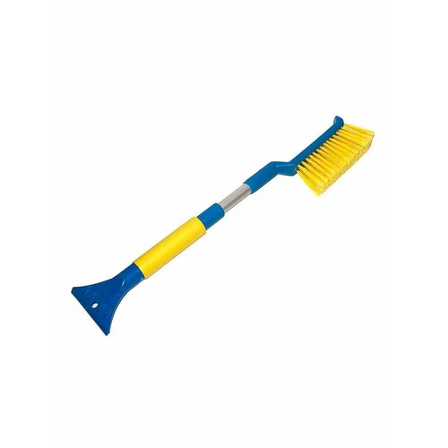 Щетка сметка со скребком, телескопическая 53-66 см