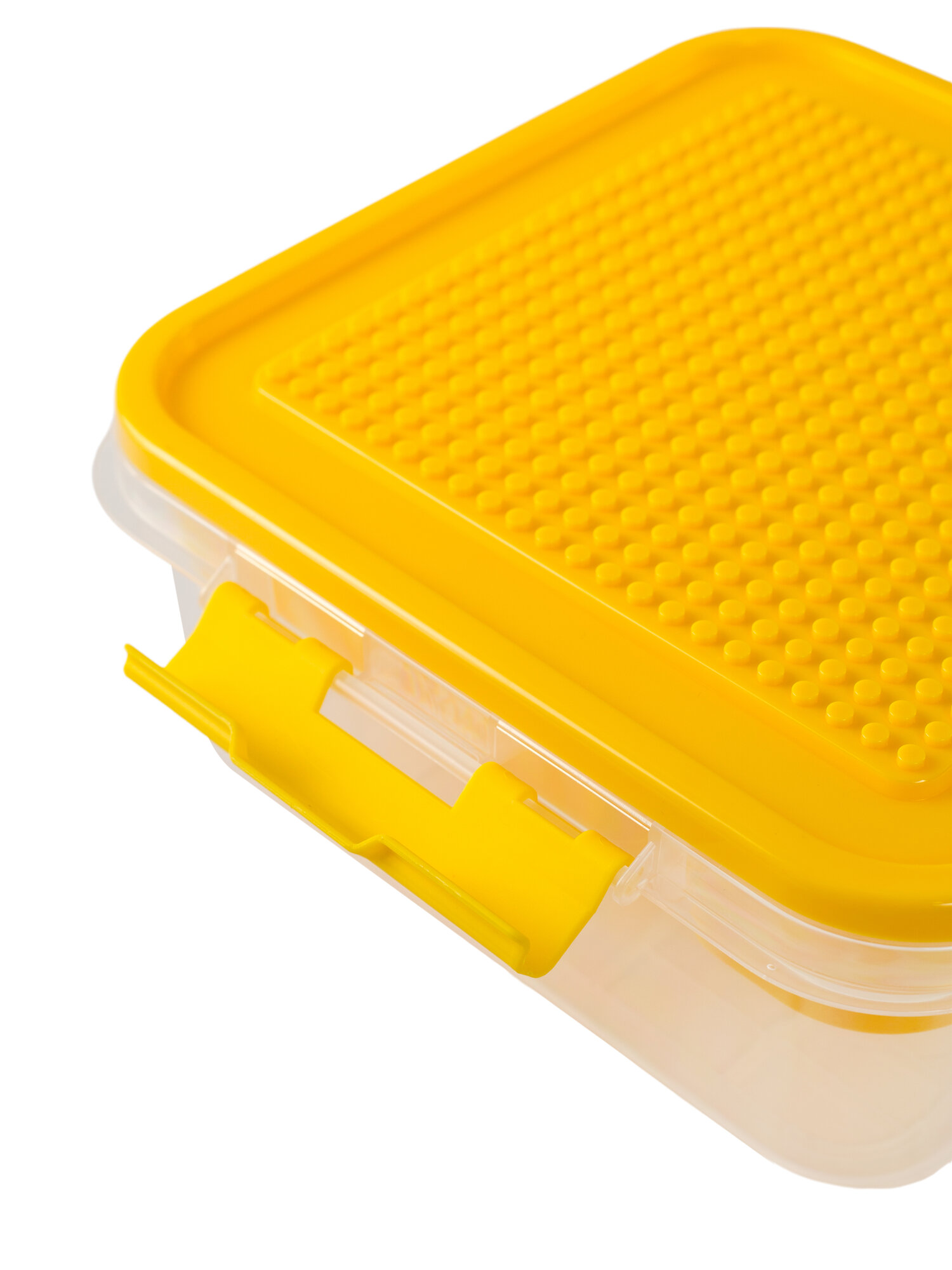 Контейнер для хранения "CUBIC" от Attribute, квадратный, пластик, желтый, 4.5 л — фото 1