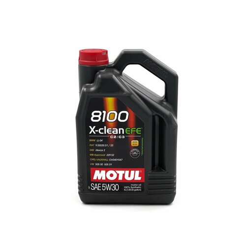 Масло моторное Motul 8100 X-clean efe C2C3 5w-30 синтетическое 4л 6123₽