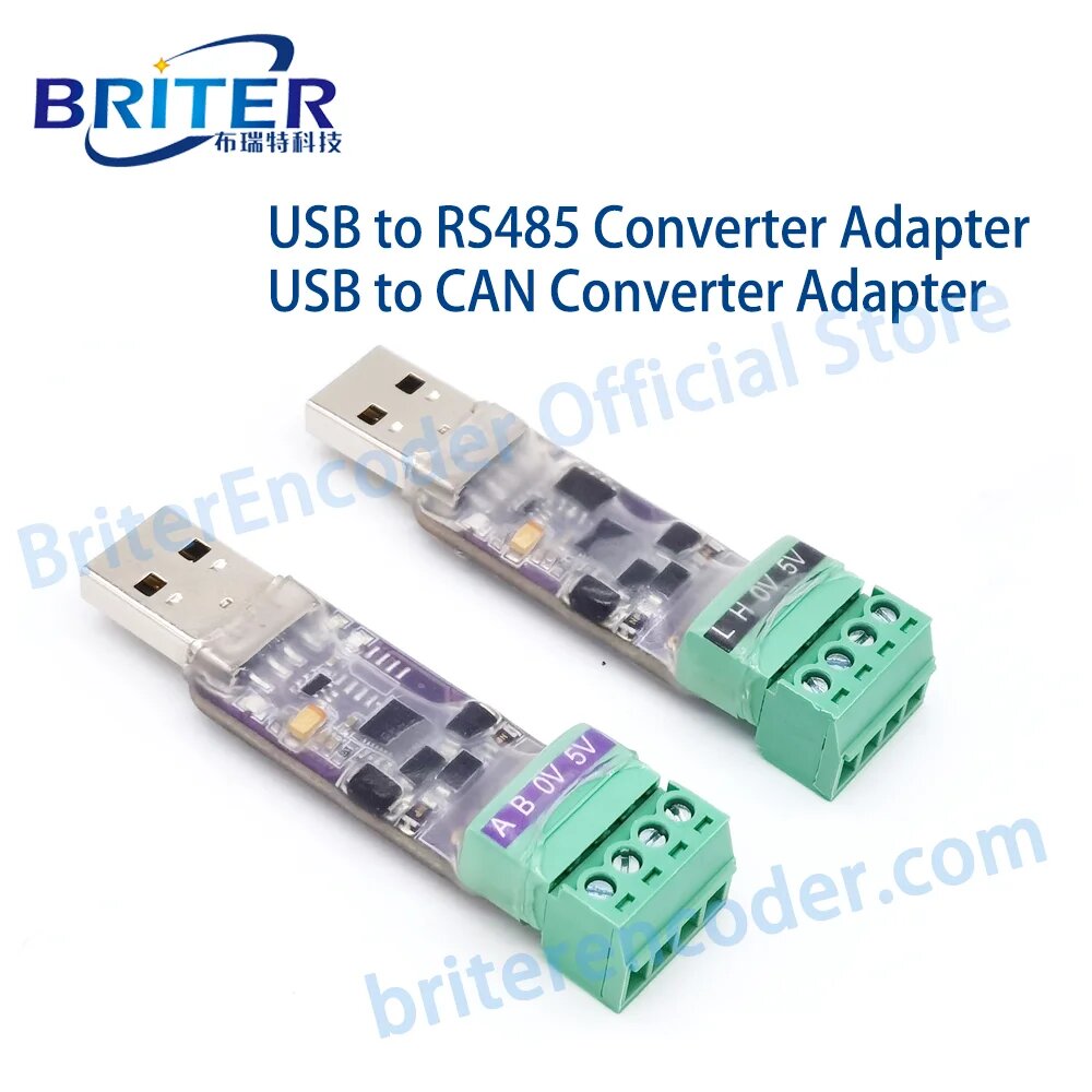 Промышленный адаптер USB-RS485 24В, USB to CAN