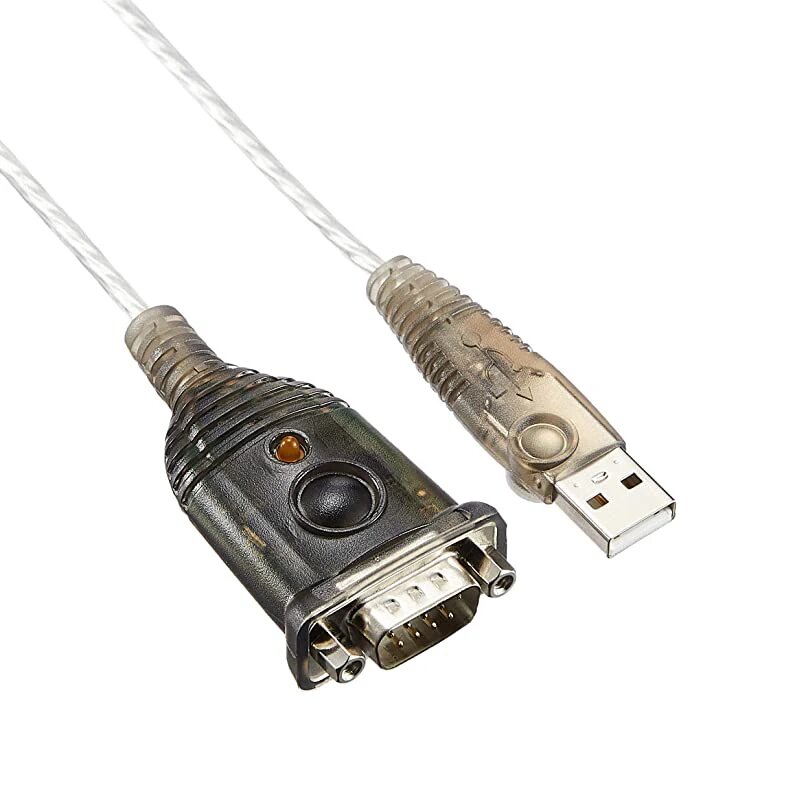 Оригинальный UC232A USB в RS232 DB 9-контактный последовательный адаптер PDA с портом DB9 для ПК и Mac-драйверов, версии type USB-A, последовательный интерфейс, Серый, 0.35m