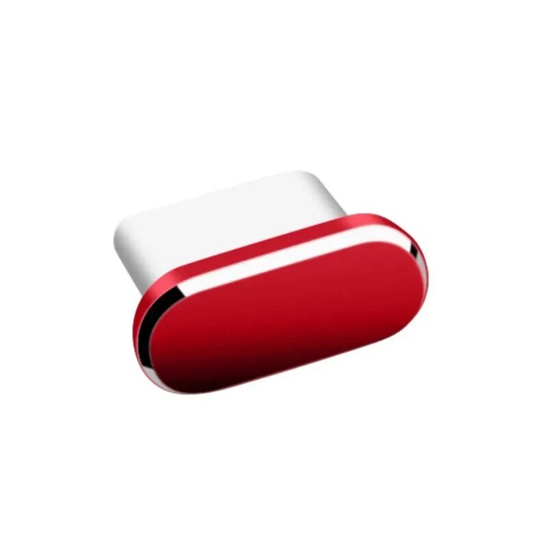 Пылезащитная заглушка USB Type-C, Красный