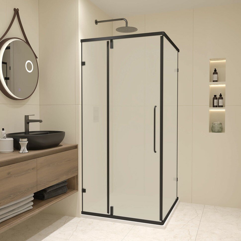 Душевой уголок RGW CL-035B (Матовое-Сатинат 900x900)