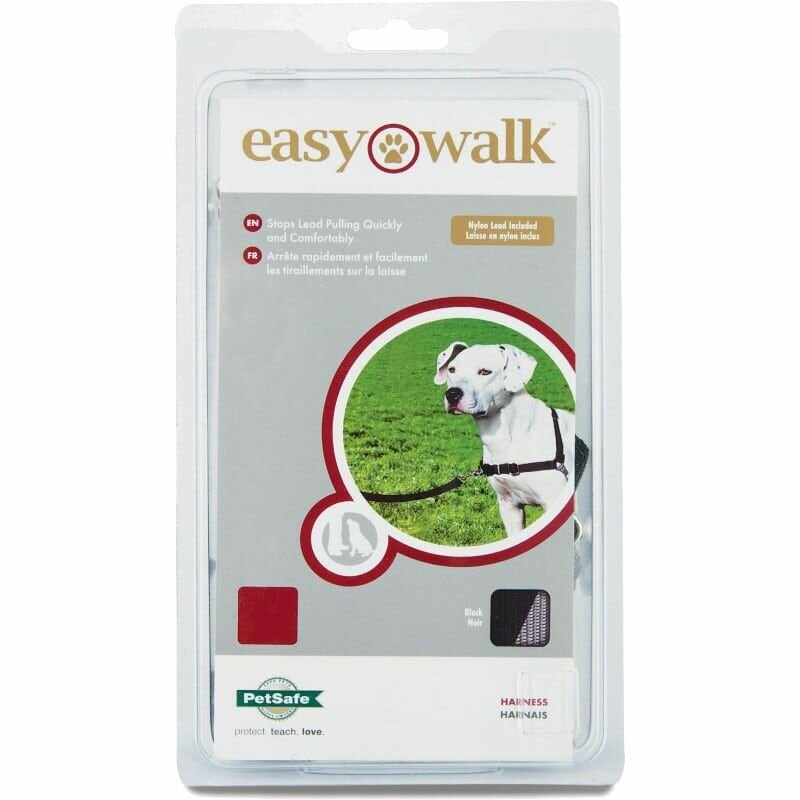 Изображение Корректирующая шлейка Easy Walk с поводком, красная , размер M