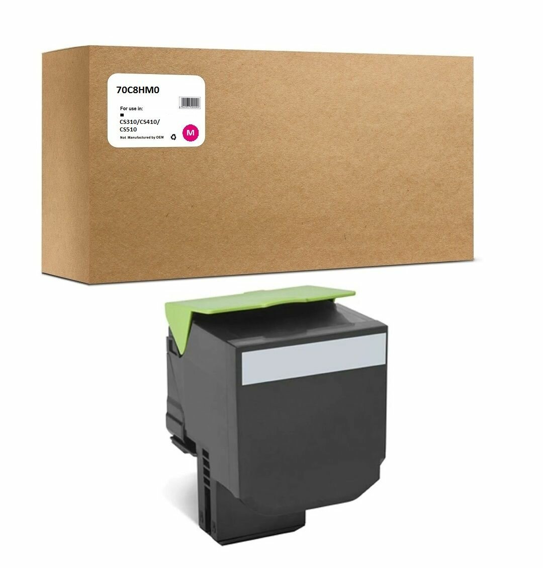 Картридж 70C8HM0 для Lexmark CS310/CS410/CS510 708HM 3K Magenta Compatible (совместимый)