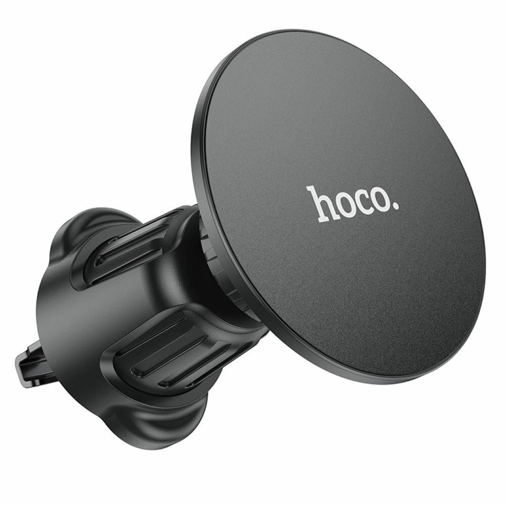 Держатель в авто Hoco H12 Fine магнитный, в воздуховод, черный