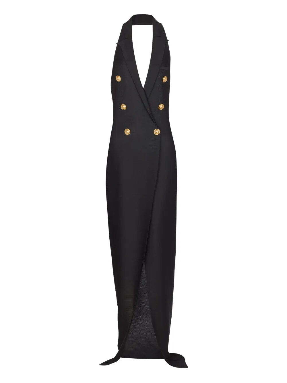 Платье BALMAIN, размер 42, черный