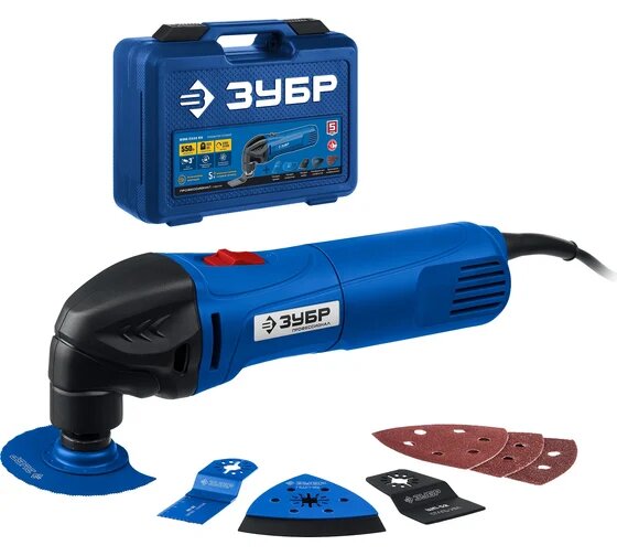 Реноватор с набором насадок ЗУБР Профессионал 550 Вт кейс МФИ-П550 КН