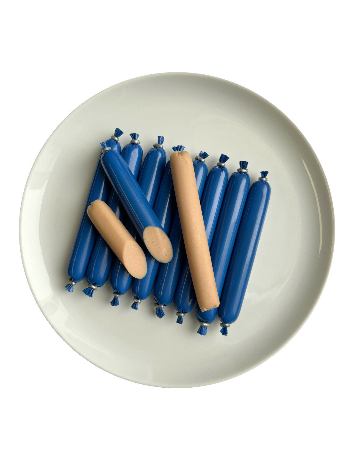 Изображение Лакомство для кошек "Деревенские лакомства" Колбаски Докторские из нежной утки, 60 гр.