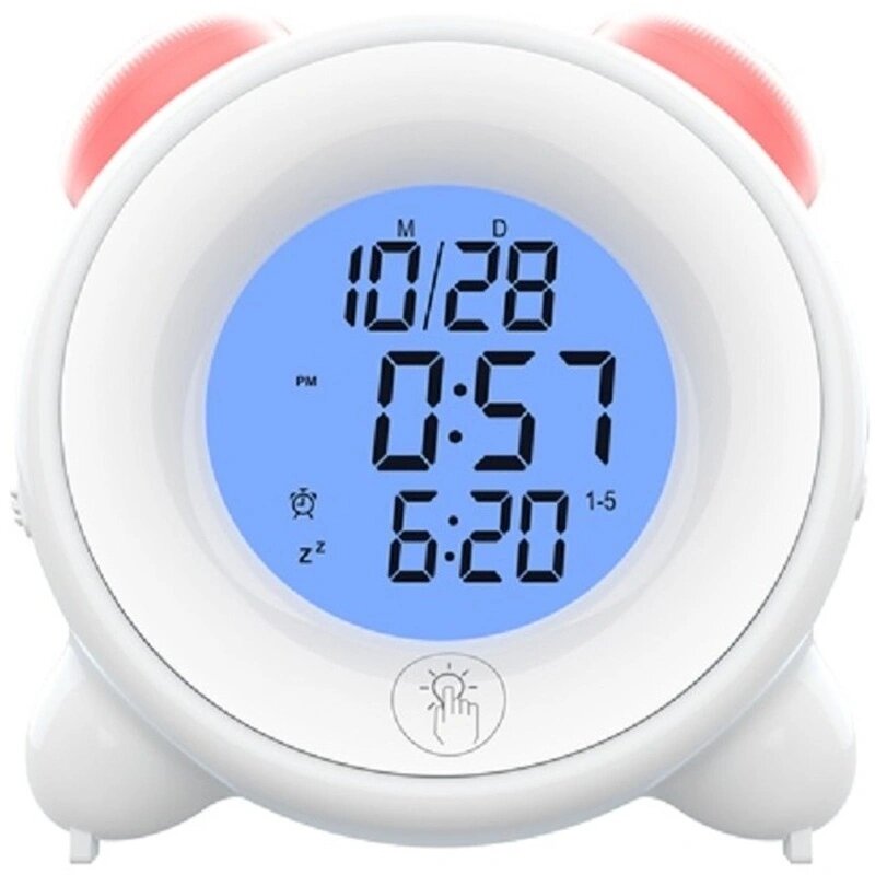 Часы-будильник Ritmix CAT-057 White