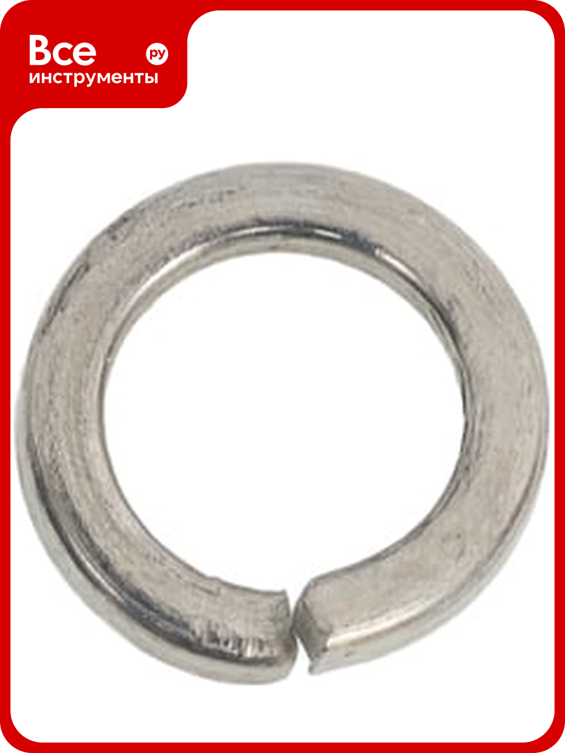 Шайба гроверная Море-Метизов DIN 127 цинк M6 мм 25 шт. SHAY127CM625М