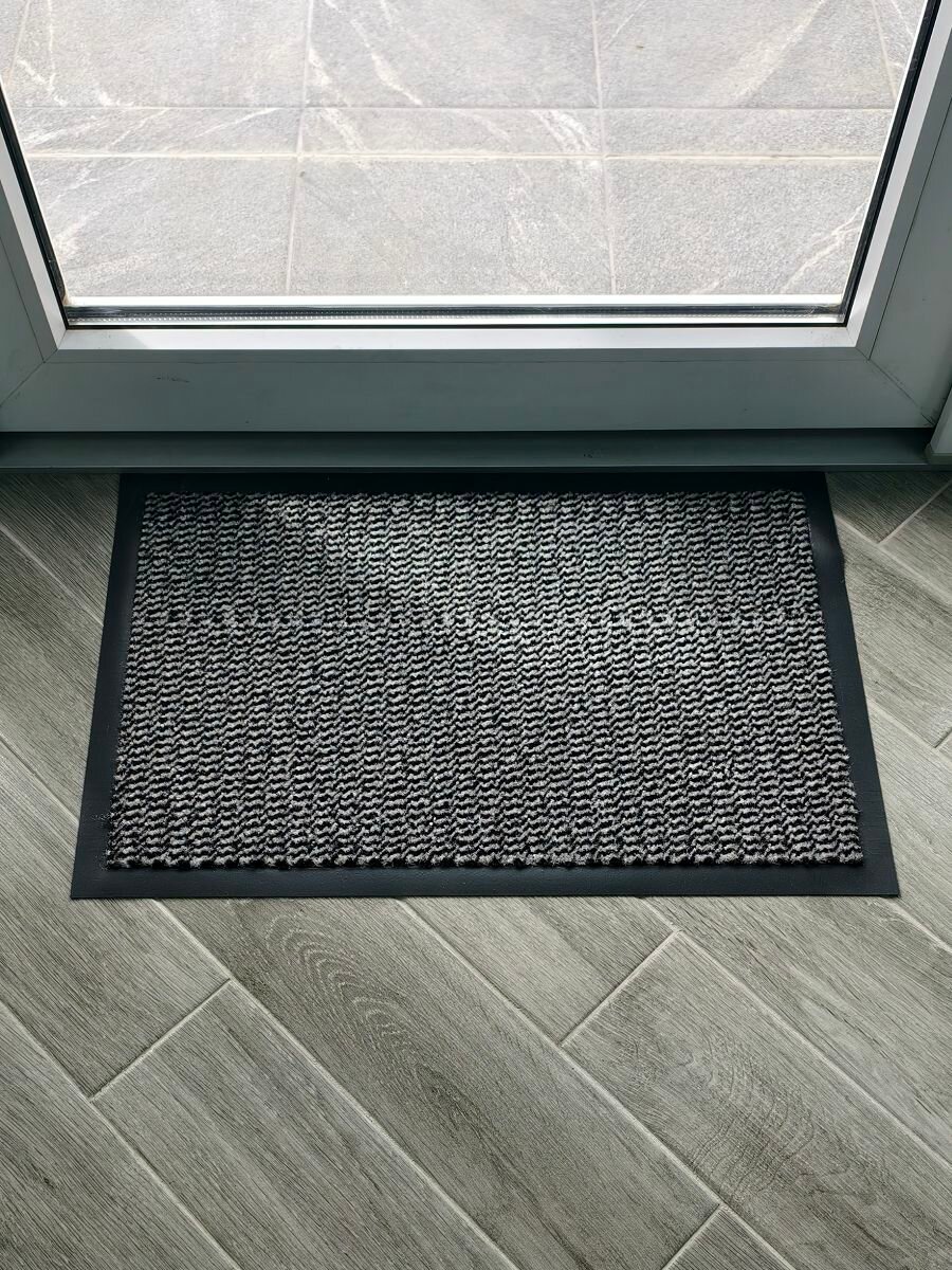 Коврик придверный 40х60 Профи входной серый — фото 1