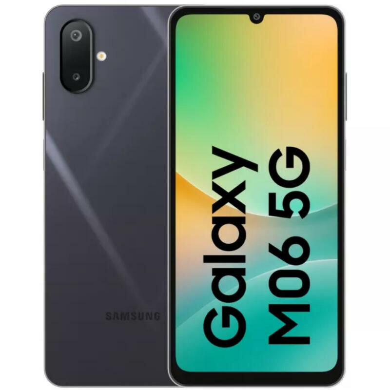 Смартфон Samsung Galaxy M06, 4/128Gb, 5G, Blazing Black (Черный)