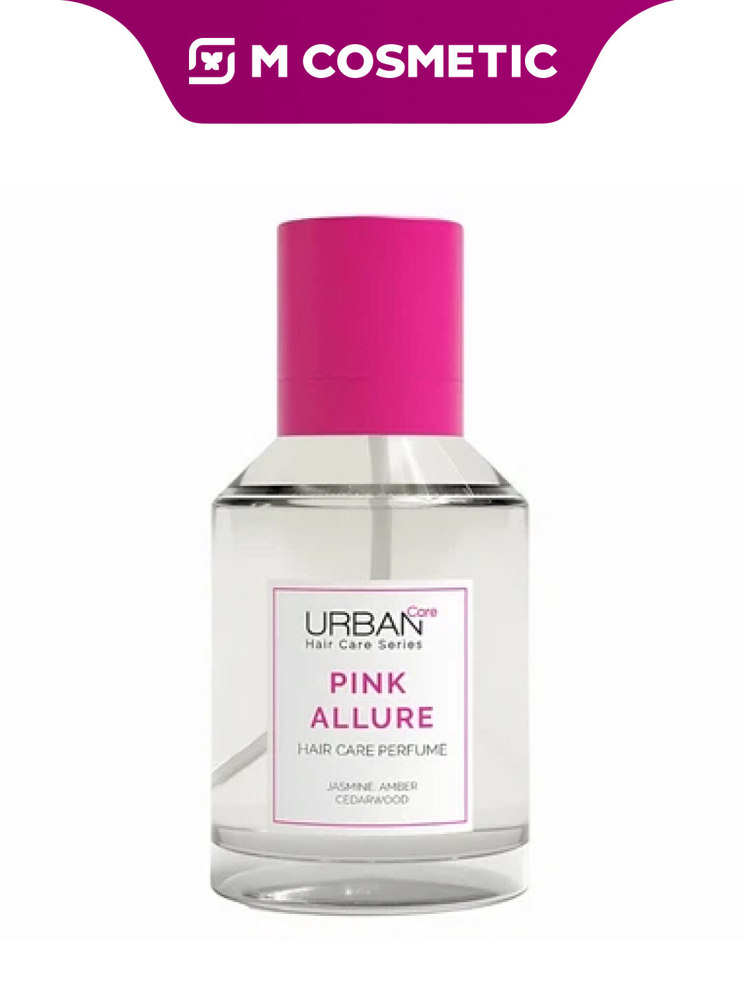 Парфюм для волос URBAN CARE Pink Allure, для здорового вида волос, 50 мл