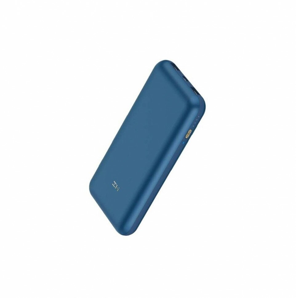 Внешний аккумулятор (Power Bank) XIAOMI ZMI 10 PRO, 20000мAч, темно-синий [qb823 dark blue] - фото №7