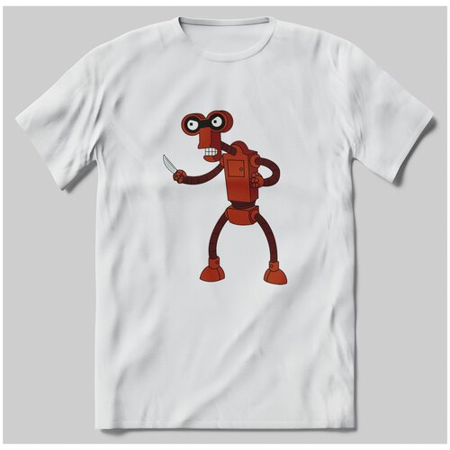 фото Футболка с принтом робот футурама brut-shop