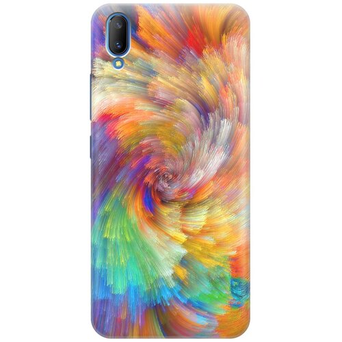 фото Re:paчехол - накладка artcolor для vivo v11 с принтом "акварельная красота"