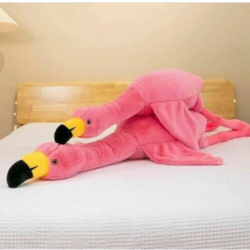 Мягкая игрушка Фламинго Обниминго 130см подушка сплюшка фламинго