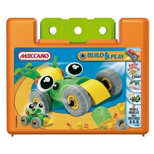 Конструктор Meccano Build &Play «Родстер», 2 модели
