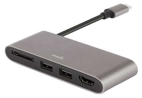 Модуль расширения Moshi USB Type-C Multimedia Adapter Grey 99MO084213 .