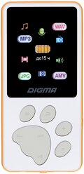 mp3 плеер Digma S4 8ГБ белый