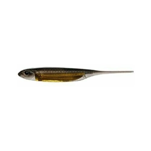 Мягкая приманка Fish Arrow Flash J 4 SW (5шт) #107 (Black/Gold)