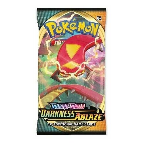 Коллекционные карточки покемон Sword Shield Darkness Ablaze 360 шт tomy французская версия карт pokemon v vmax сияющий v max тег команда яркое напряжение темнота ablaze карты игра детская игрушка