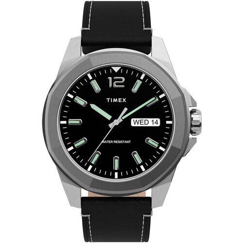 Наручные часы TIMEX Essex Avenue, черный наручные часы timex sport наручные часы timex tw5m33000 серый