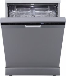 Посудомоечная машина Weissgauff DW 6026 D Silver, серебристый металлик