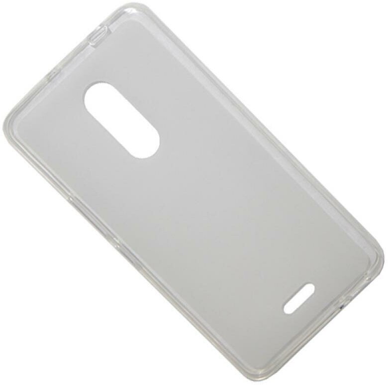 Чехол для Alcatel OT 9008D (A3 XL) силиконовый матовый <бело-прозрачный>