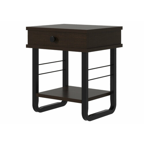 Тумба прикроватная грета ММД 205 чёрныйвенге 7020₽