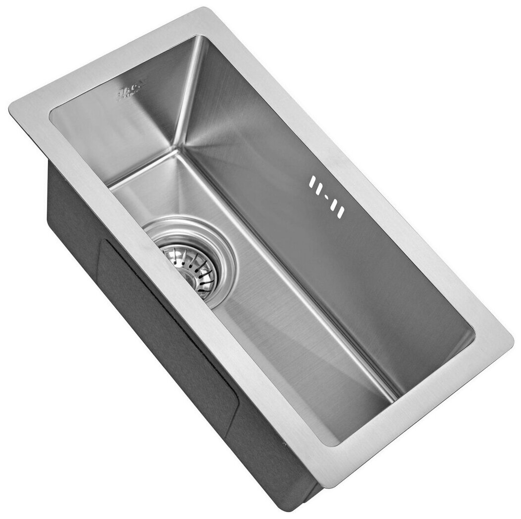 Мойка кухонная 44 см ZORG Inox R (R 2344), сталь - фотография № 1