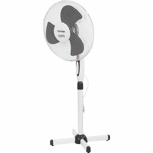 Вентилятор напольный Monlan MF-50SWG 50 Вт 52 см цвет бело-серый 422400₽