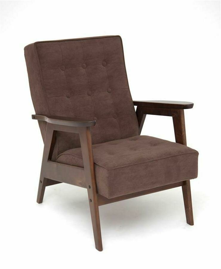 фото Кресло RB ретро темный тон / RS32 - коричневый