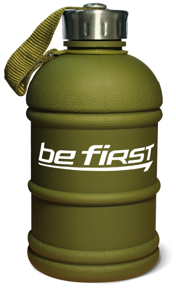 Бутылка для воды Be First 1300 мл, хаки матовая (TS 1300-FROST-KHAKI)