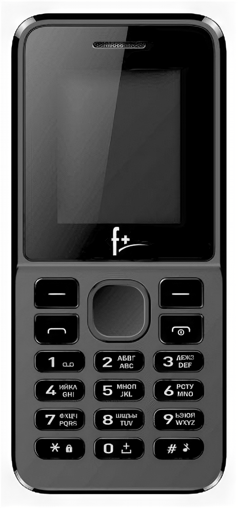 Сотовый телефон F+ B170 Black (2sim/1.77"/160*128/32Mb/microSD/Bt/фонарик/1700мАч/моноблок)