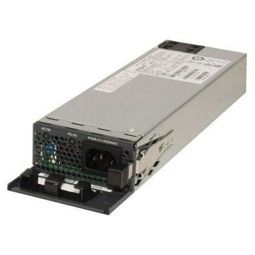 блок питания cisco pwr c1 1100wac p 1100 вт 100 240v для коммутаторов catalyst 3850 9300 Блок питания Cisco PWR-C1-350WAC