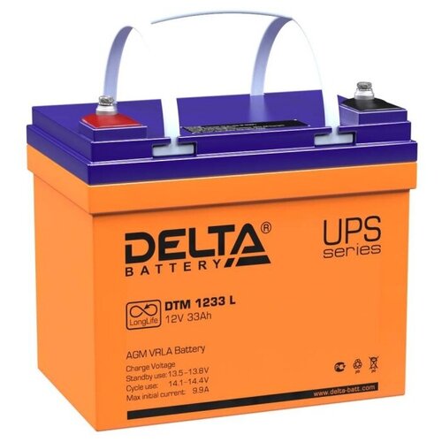 Аккумуляторная батарея DELTA Battery DTM 1233 L 12В 33 А·ч