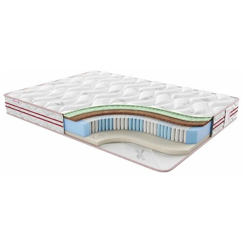 фото Матрас sontelle sante tense memory, пружинный, белый