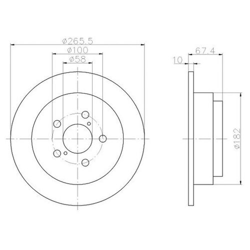 фото Тормозной диск textar 92082000 для saab 9-2x; subaru forester, impreza, legacy i,ii,iii