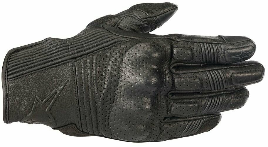 Мотоперчатки кожаные MUSTANG V2 GLOVES ALPINESTARS (черный, 1100, S)