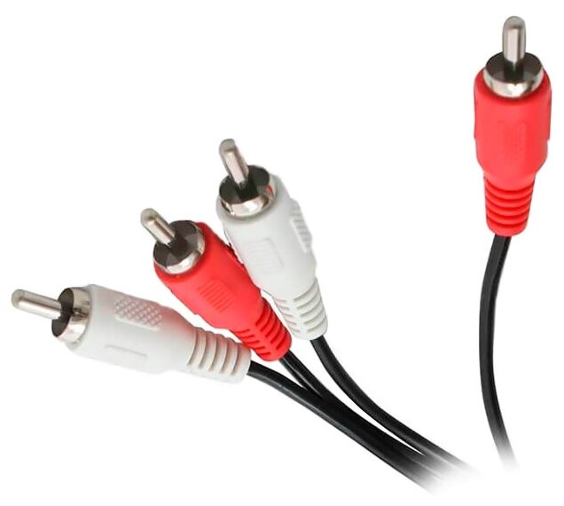 Кабель аудио Cablexpert CCA-2R2R-6, 2xRCA / 2xRCA, 1,8 м