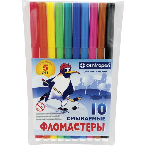 Фломастеры CENTROPEN 7 7790 1086, комплект 5 шт.