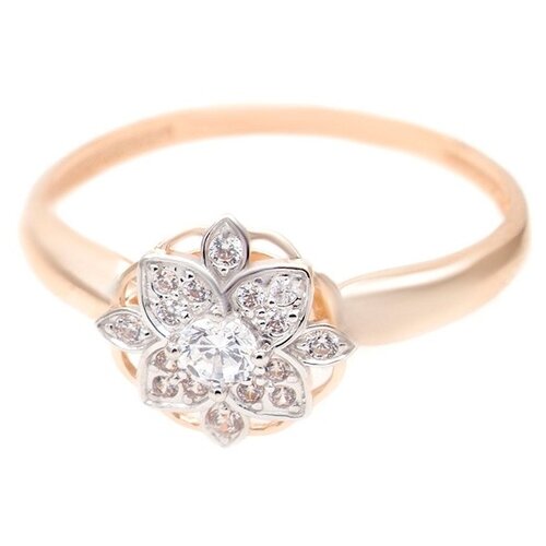 фото The jeweller кольцо из золота с фианитами т14701а271, размер 19.5